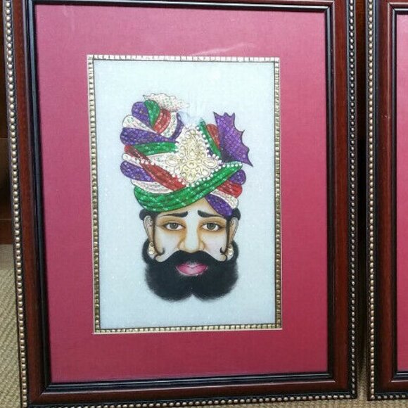 Rajasthan RAJA prints - PAIR of TWO DIFFERENT PRINTS - Picture 1 of 4